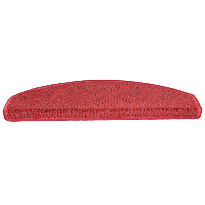Maty na schody 20 szt. 65x24x4 cm Czerwone Półokrągłe Duże
