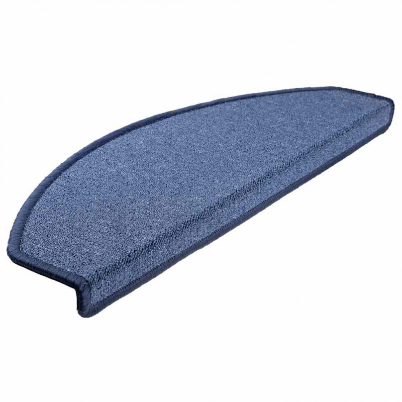 Maty na schody 20 szt. 65x24x4 cm niebieskie półokrągłe duże