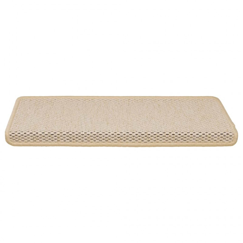 Maty na schody samoprzylepne Sisal-Look 30 szt. 65x21x4 cm Berber
