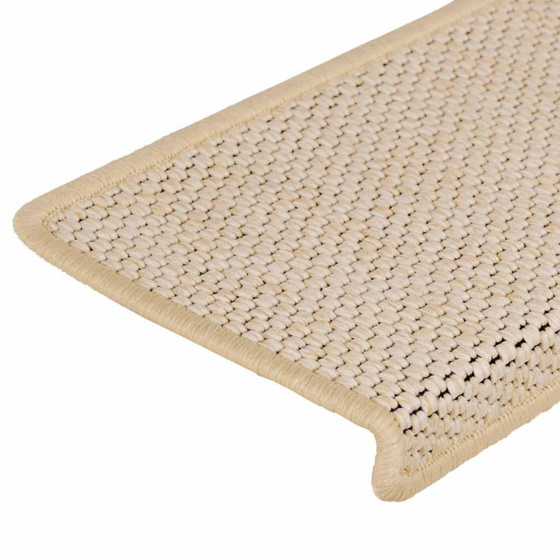 Maty na schody samoprzylepne Sisal-Look 30 szt. 65x21x4 cm Berber