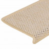 Maty na schody samoprzylepne Sisal-Look 30 szt. 65x21x4 cm Berber