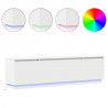Szafka pod telewizor z LED Biały 180 x 38 x 49 cm