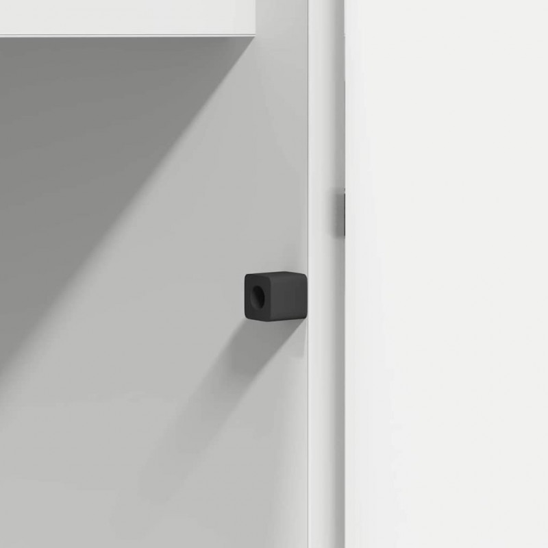 Szafka pod telewizor z LED Biały 180 x 38 x 49 cm
