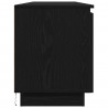 Szafka pod telewizor z LED Czarny Dąb 180 x 38 x 49 cm
