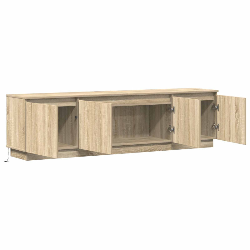 Szafka pod telewizor Ze LED Lights Dąb Sonoma 180 x 38 x 49 cm