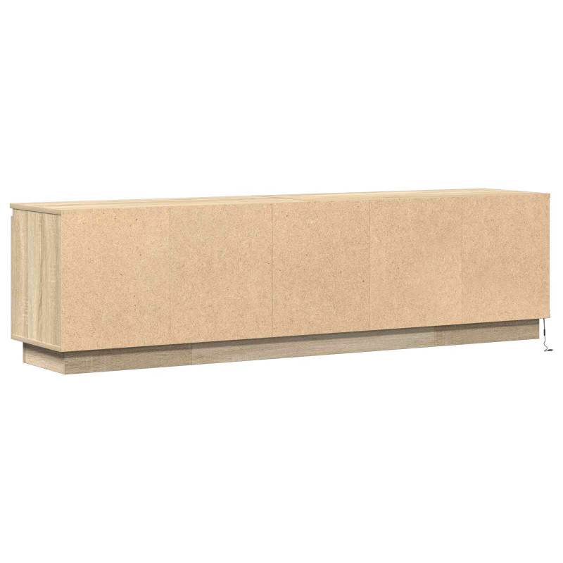 Szafka pod telewizor Ze LED Lights Dąb Sonoma 180 x 38 x 49 cm