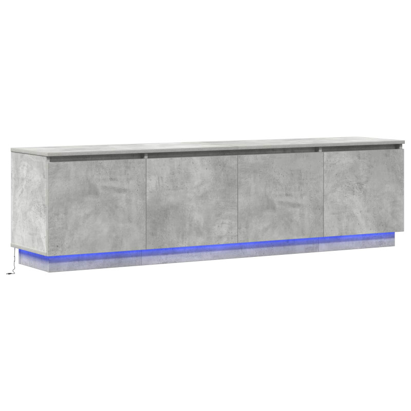 Szafka pod telewizor Betonowy szary 180 x 38 x 49 cm