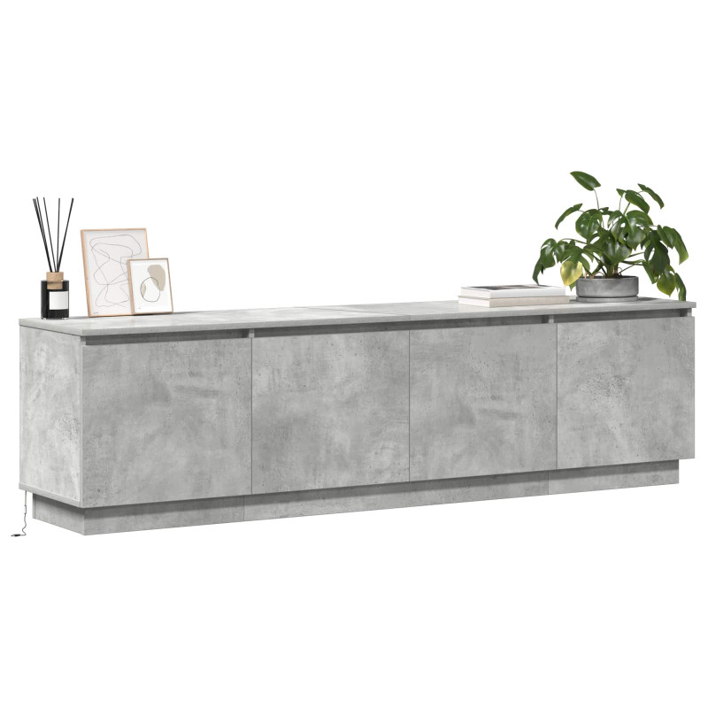 Szafka pod telewizor Betonowy szary 180 x 38 x 49 cm