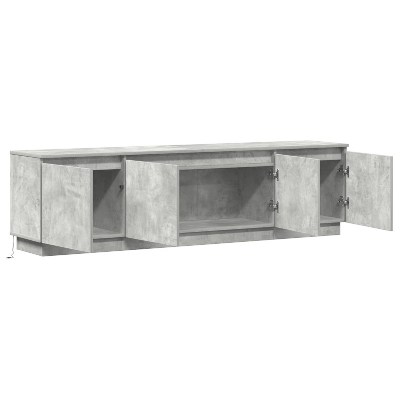 Szafka pod telewizor Betonowy szary 180 x 38 x 49 cm