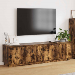 Szafka pod telewizor Ze LED Lights Dąb wędzony 180 x 38 x 49 cm