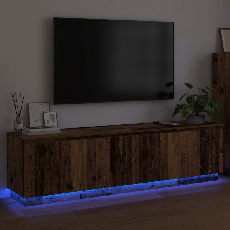Szafka pod telewizor Stare drewno 180 x 38 x 49 cm