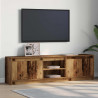 Jednostki telewizyjne 2 pcs Brązowy 180 x 34 x 50 cm