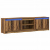 Jednostki telewizyjne 2 pcs Brązowy 180 x 34 x 50 cm