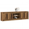 Jednostki telewizyjne 2 pcs Brązowy 180 x 34 x 50 cm