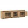 Jednostki telewizyjne 2 pcs Brązowy 180 x 34 x 50 cm