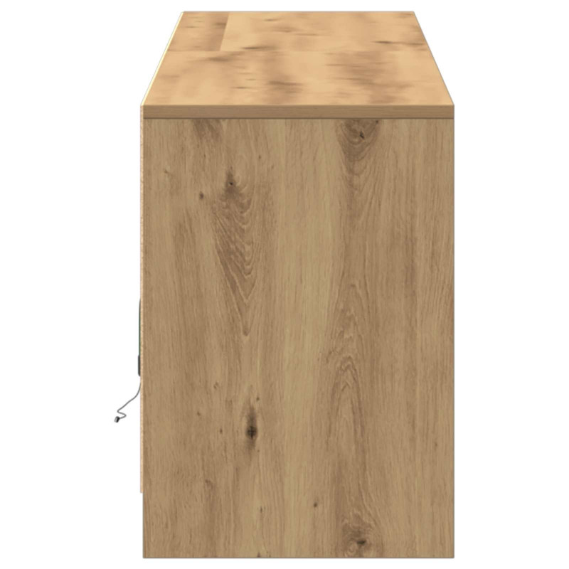 Jednostki telewizyjne 2 pcs Brązowy 180 x 34 x 50 cm