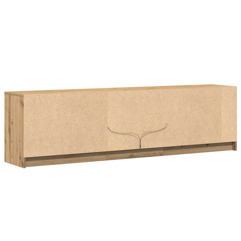 Jednostki telewizyjne 2 pcs Brązowy 180 x 34 x 50 cm