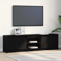 Jednostki telewizyjne 2 pcs Czarny 180 x 34 x 50 cm