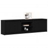Jednostki telewizyjne 2 pcs Czarny 180 x 34 x 50 cm