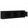 Jednostki telewizyjne 2 pcs Czarny 180 x 34 x 50 cm