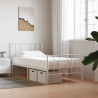 Materac piankowy, biały, 90x220 cm, twardość H2/H3