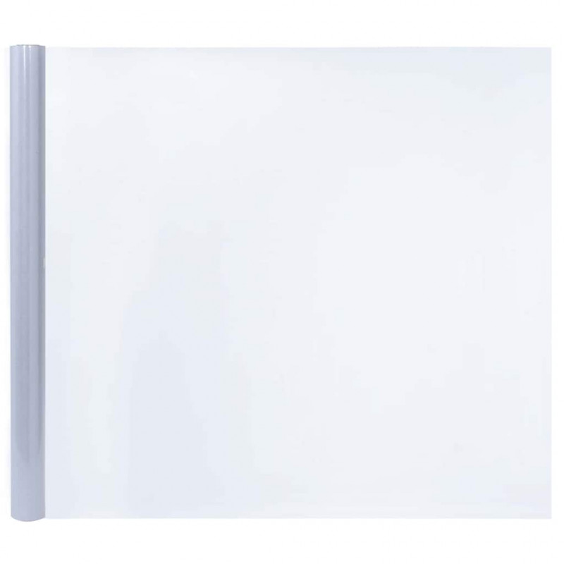Statyczna folia okienna Szary matowy 90 x 2000 cm PVC