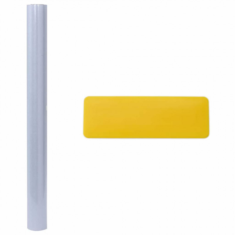 Statyczna folia okienna Szary matowy 90 x 2000 cm PVC