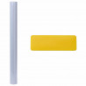 Statyczna folia okienna Szary matowy 90 x 2000 cm PVC
