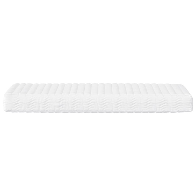 Materac piankowy, biały, 90x220 cm, twardość H2/H3