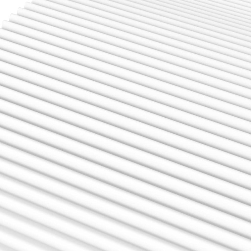Materac piankowy, biały, 90x220 cm, twardość H2/H3