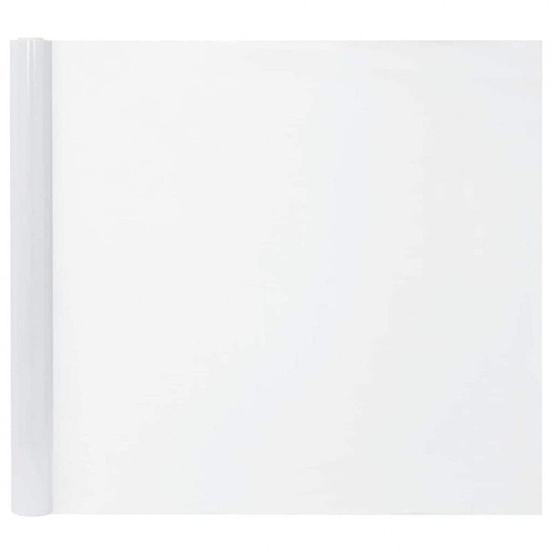 Statyczna folia okienna Biały matowy 90 x 2000 cm PVC