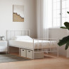 Materac piankowy, biały, 100x210 cm, twardość H2/H3