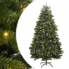 Sztuczna choinka z 300 diodami LED Zielony 300 cm PVC i Metal