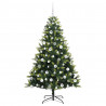 Sztuczna Choinka Składana na Święta 300 LED Zielony 180 cm