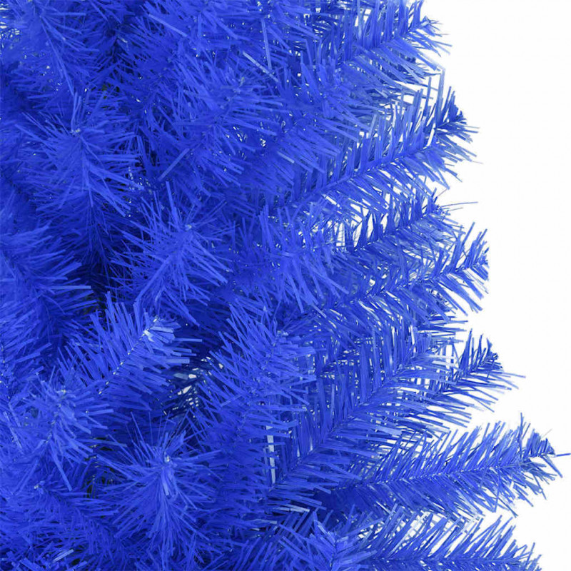 Choinka z 300 diodami LED z podstawą Niebieski 180 cm PVC