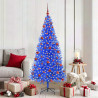 Choinka z 300 diodami LED z podstawą Niebieski 180 cm PVC