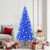 Choinka z 300 diodami LED z podstawą Niebieski 180 cm PVC