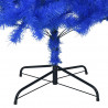 Choinka z 300 diodami LED z podstawą Niebieski 180 cm PVC