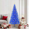 Choinka z 300 diodami LED z podstawą Niebieski 180 cm PVC
