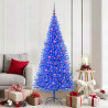 Choinka z 300 diodami LED z podstawą Niebieski 180 cm PVC
