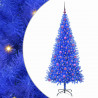 Choinka z 300 diodami LED z podstawą Niebieski 180 cm PVC