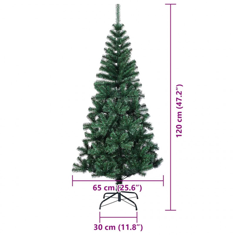 Sztuczna choinka z oświetleniem na Boże Narodzenie 120 cm