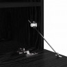 Zestaw szafek ściennych pod telewizor z oświetleniem LED 7 pcs