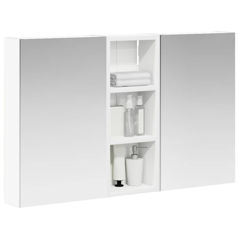 Zestaw Szafek Łazienkowych z półką 3 pcs 80 x 10,5 x 50 cm