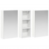 Zestaw Szafek Łazienkowych z półką 3 pcs 80 x 10,5 x 50 cm