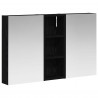 Zestaw Szafek Łazienkowych z półką 3 pcs 80 x 10,5 x 50 cm