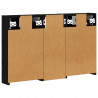 Zestaw Szafek Łazienkowych z półką 3 pcs 80 x 10,5 x 50 cm