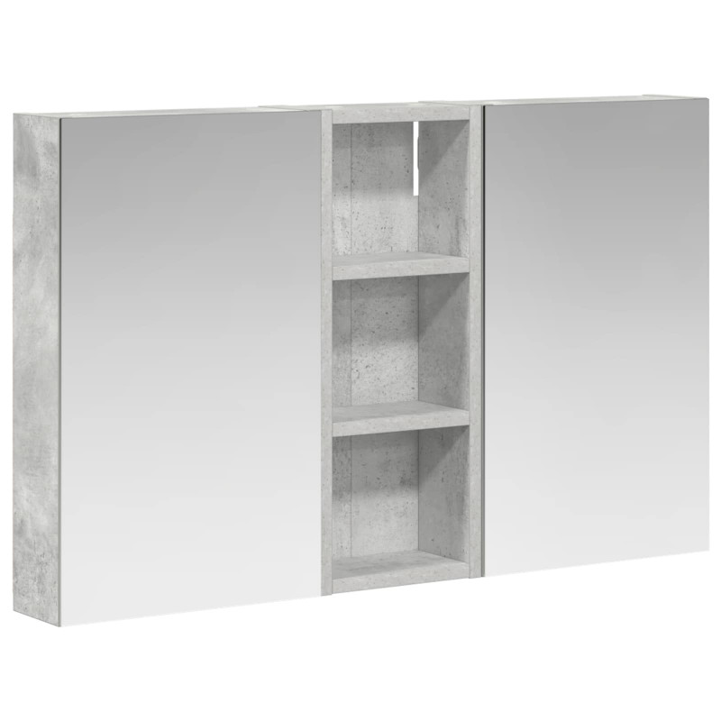 Zestaw Szafek Łazienkowych z półką 3 pcs 80 x 10,5 x 50 cm