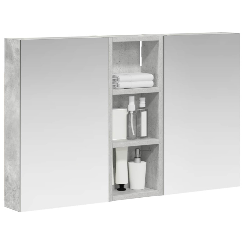 Zestaw Szafek Łazienkowych z półką 3 pcs 80 x 10,5 x 50 cm