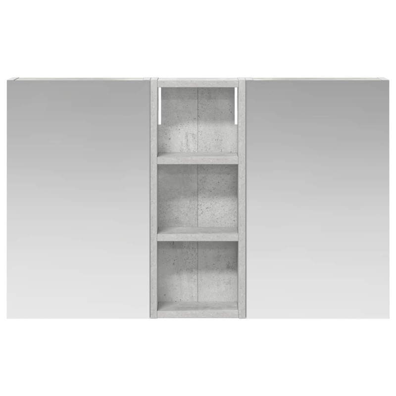 Zestaw Szafek Łazienkowych z półką 3 pcs 80 x 10,5 x 50 cm